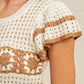 Hem & Thread - Crochet Ruffle Sweater