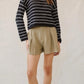 Bella Dahl - Stripe Crew Neck Sweater