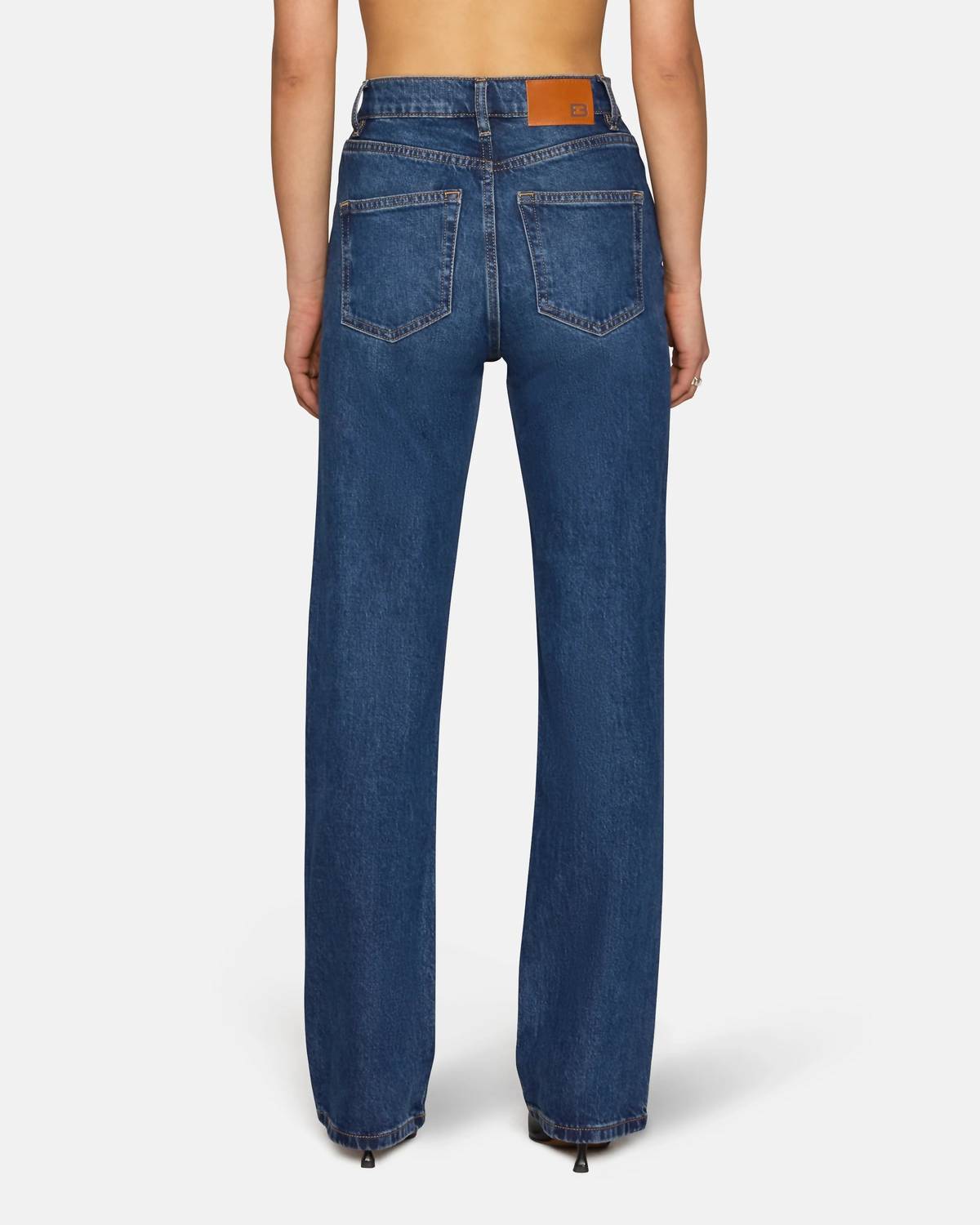Eb Denim - Denim La Crosse High Rise Straight Jean