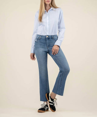 Kut From The Kloth - Kelsey Mid Rise Ankle Flare Jeans
