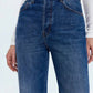 Pistola - Cassie Crop Super High Rise Straight Jeans
