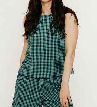 Bibico - Pippa Sleeveless Top Gingham