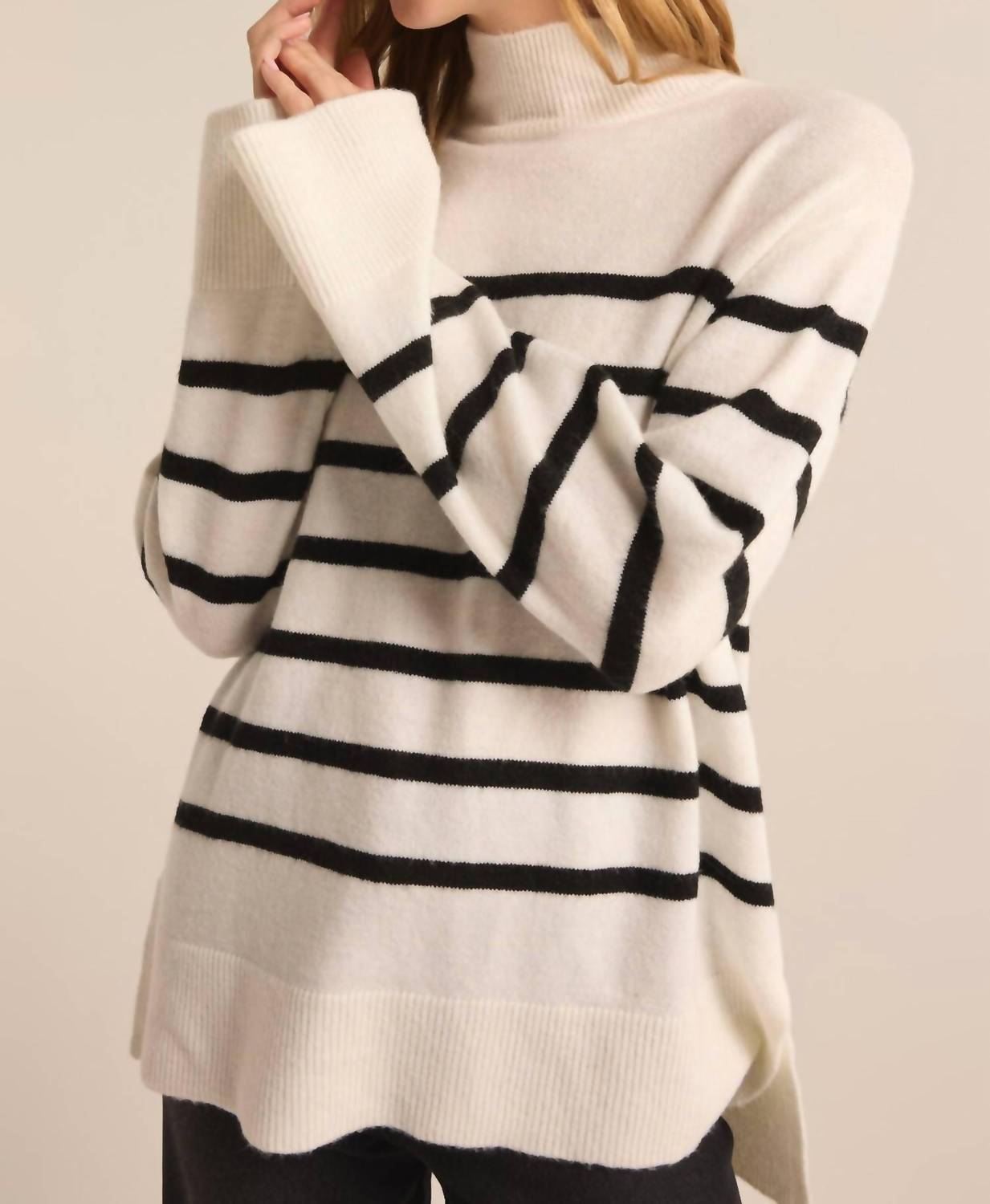 Z Supply - Fin Stripe Turtleneck Sweater