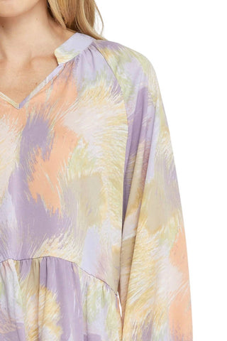 Entro - V-Neck Tiered Top