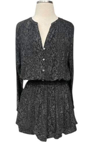 Rails - Zana Animal Print Smocked Waist Mini Dress