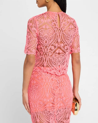 Le Superbe - Lace Short Sleeve Tee