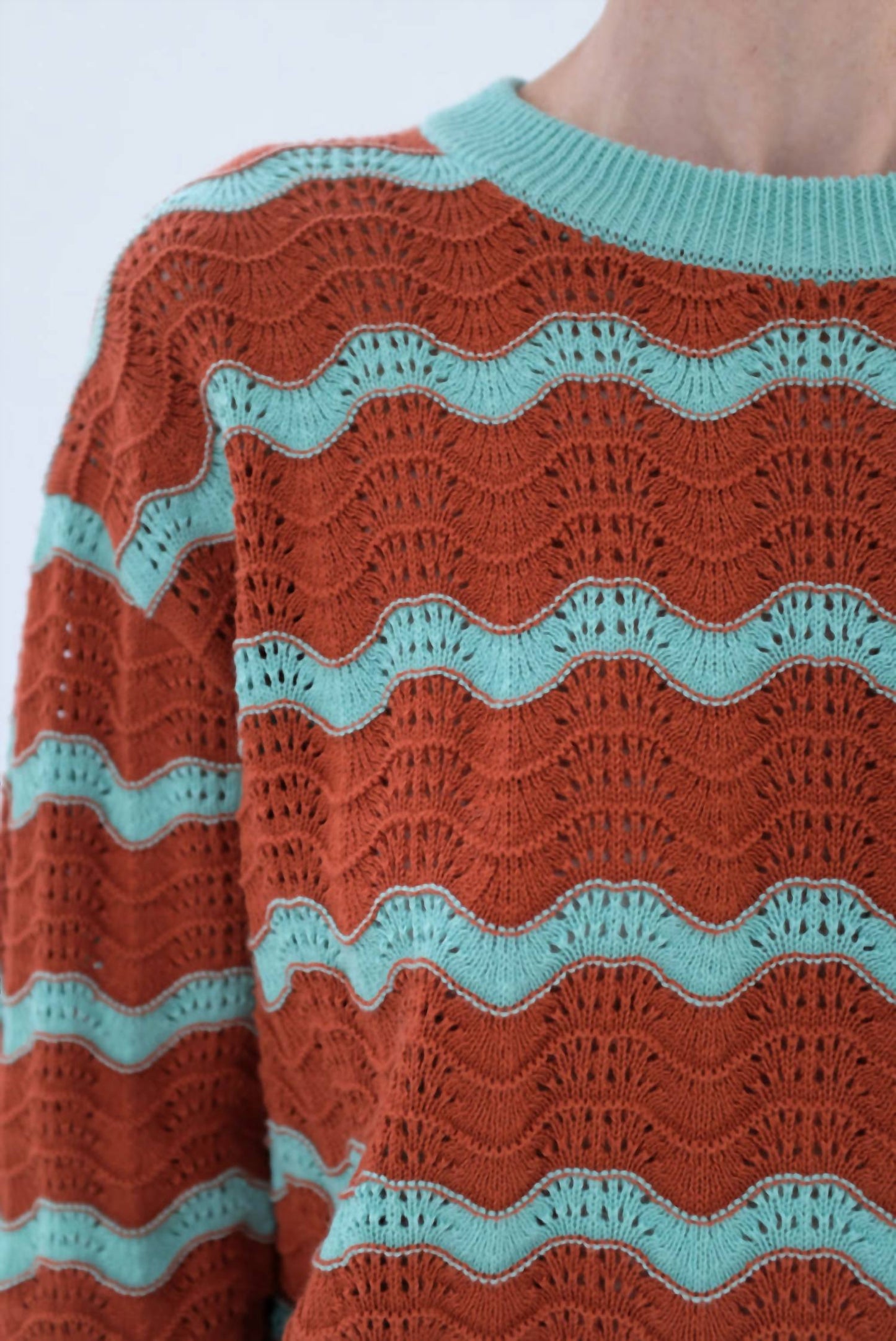 Beklina - Angata Oversized Cotton Crew Sweater