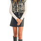 &Merci - Floral Cropped Puffer Vest
