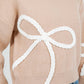 Dreamers - Braided Bow Crew Sweater