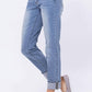 Judy Blue - Hi Waist Vintage Wash Boyfriend Jeans