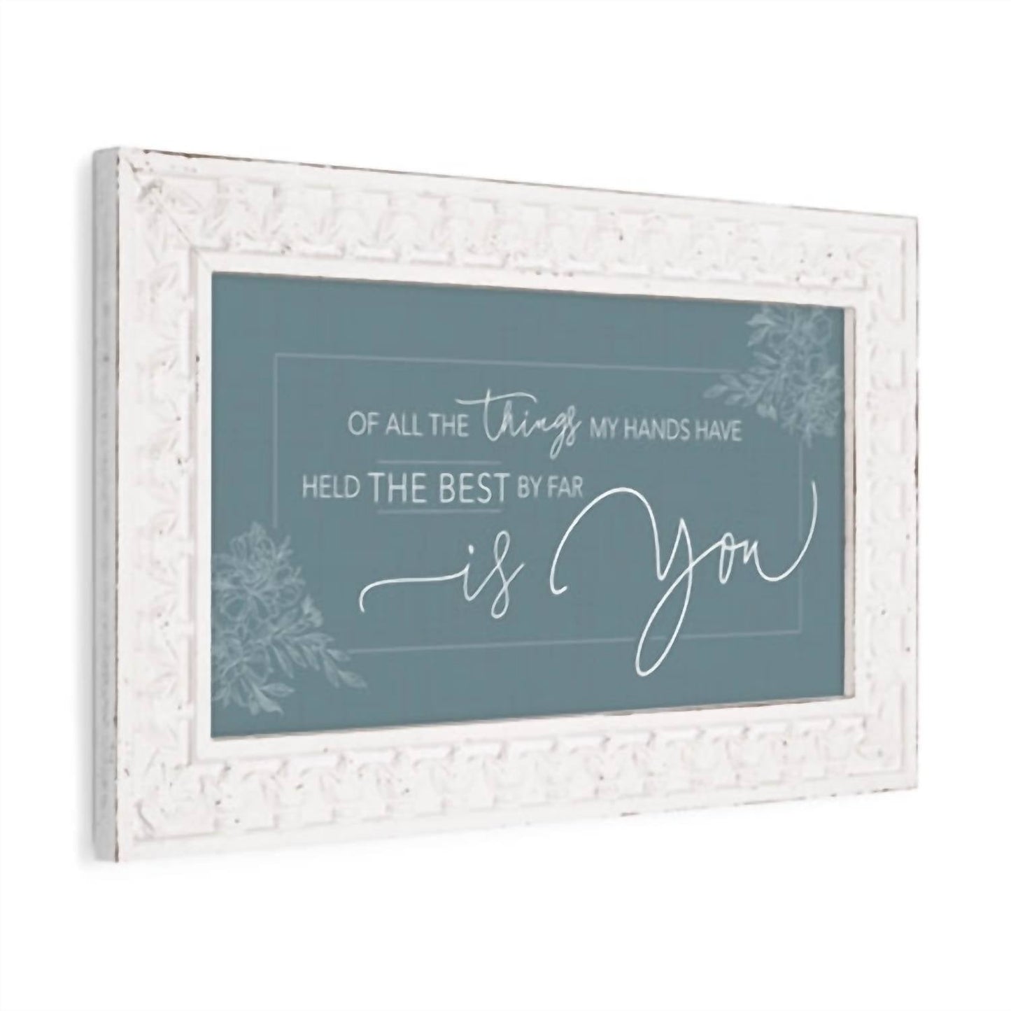 One Coast - Of All The Things My Hands Have Held Ornate Framed Art