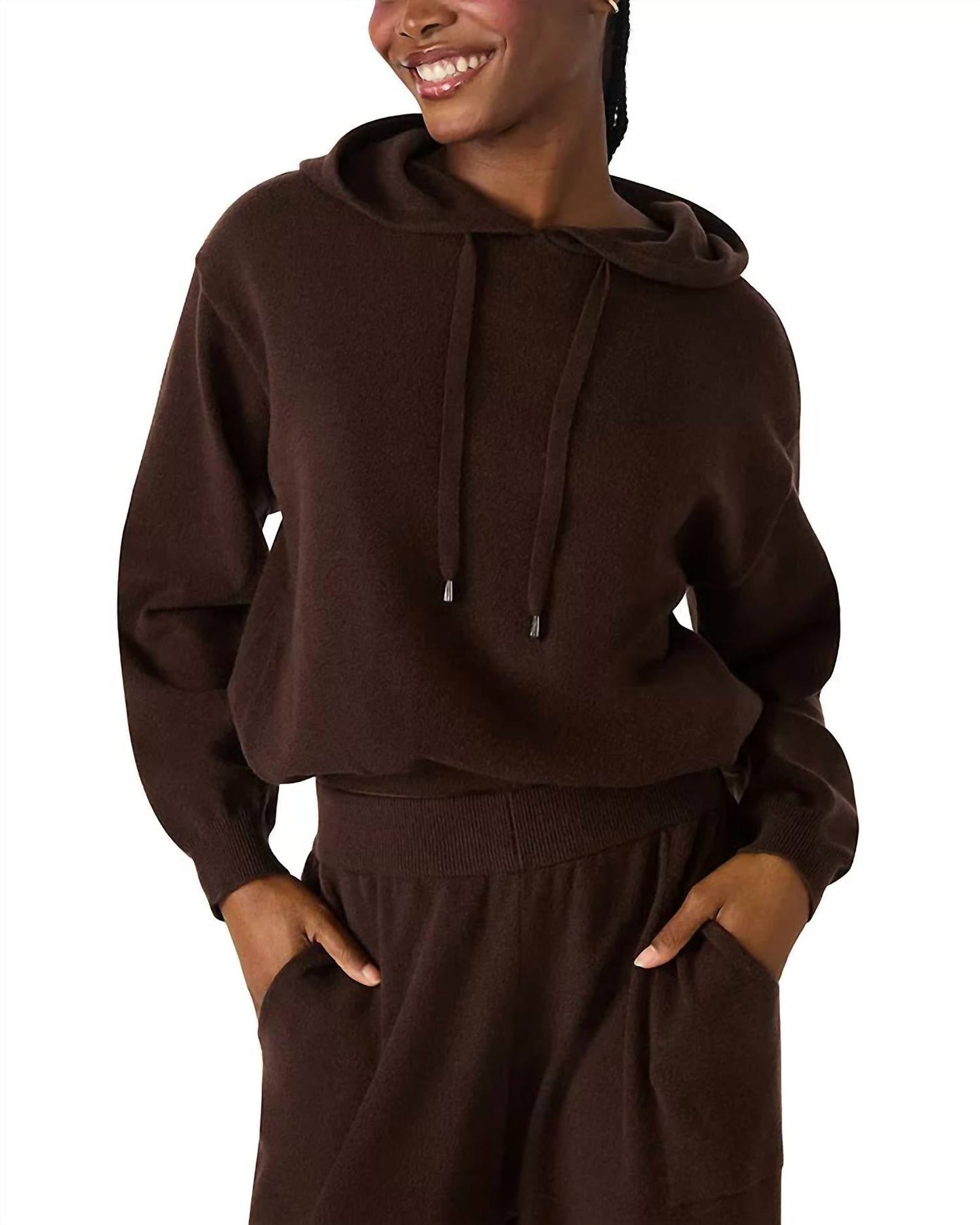 Steve Madden - Kinny Hooded Sweater Top