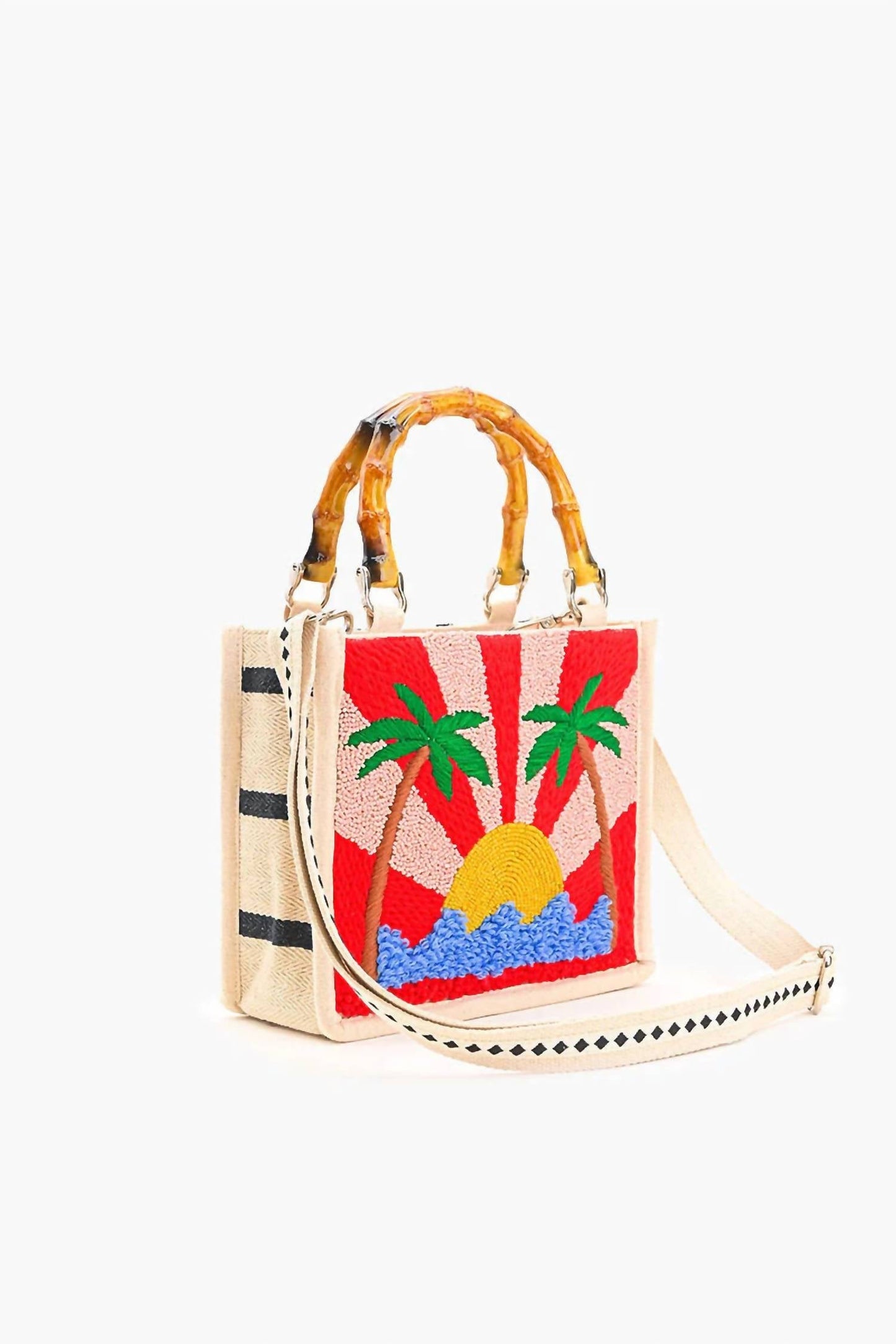 America & Beyond - Women's Tropic Like It's Hot Embellished Handbag