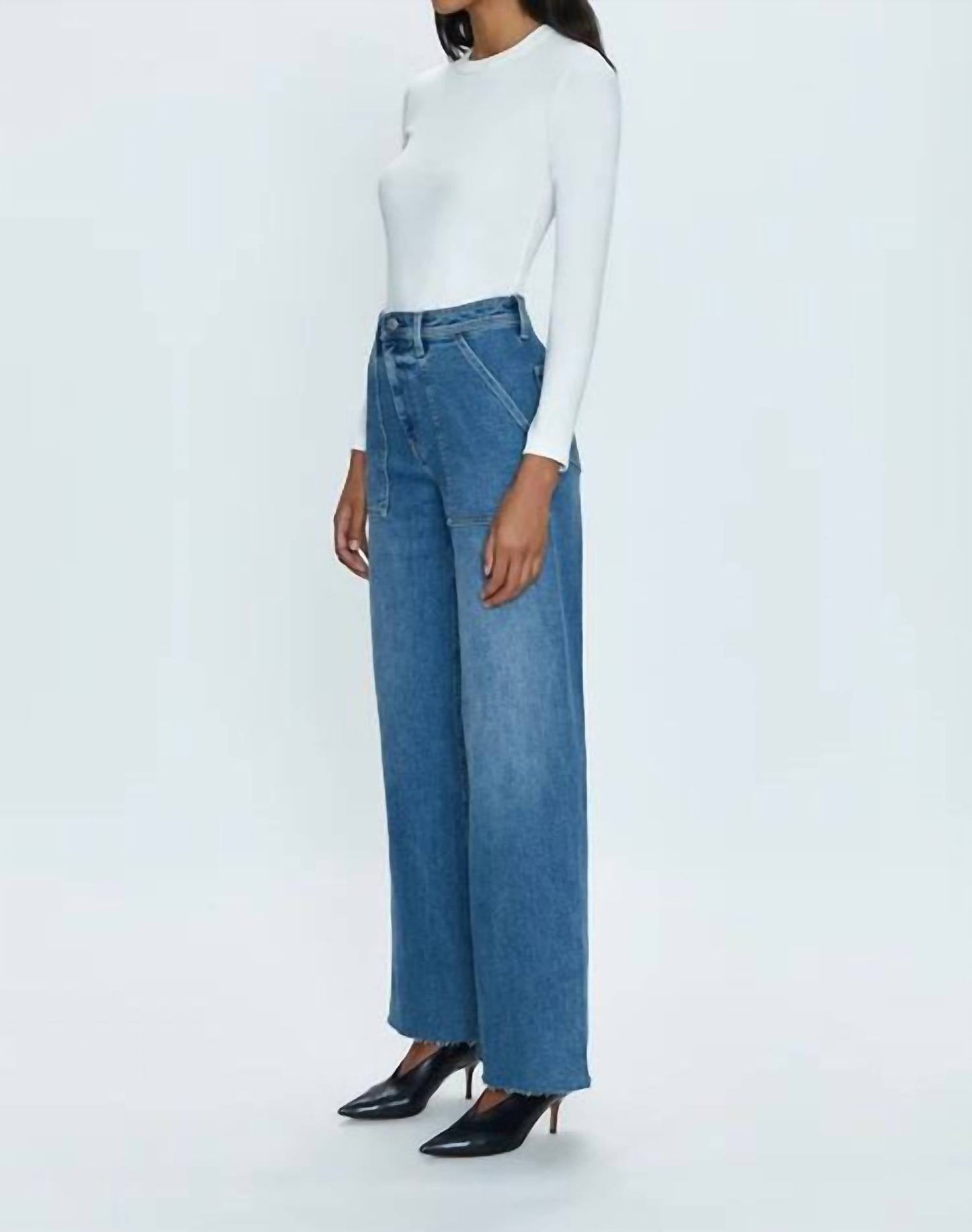 Pistola - Penny High Rise Wide Jean