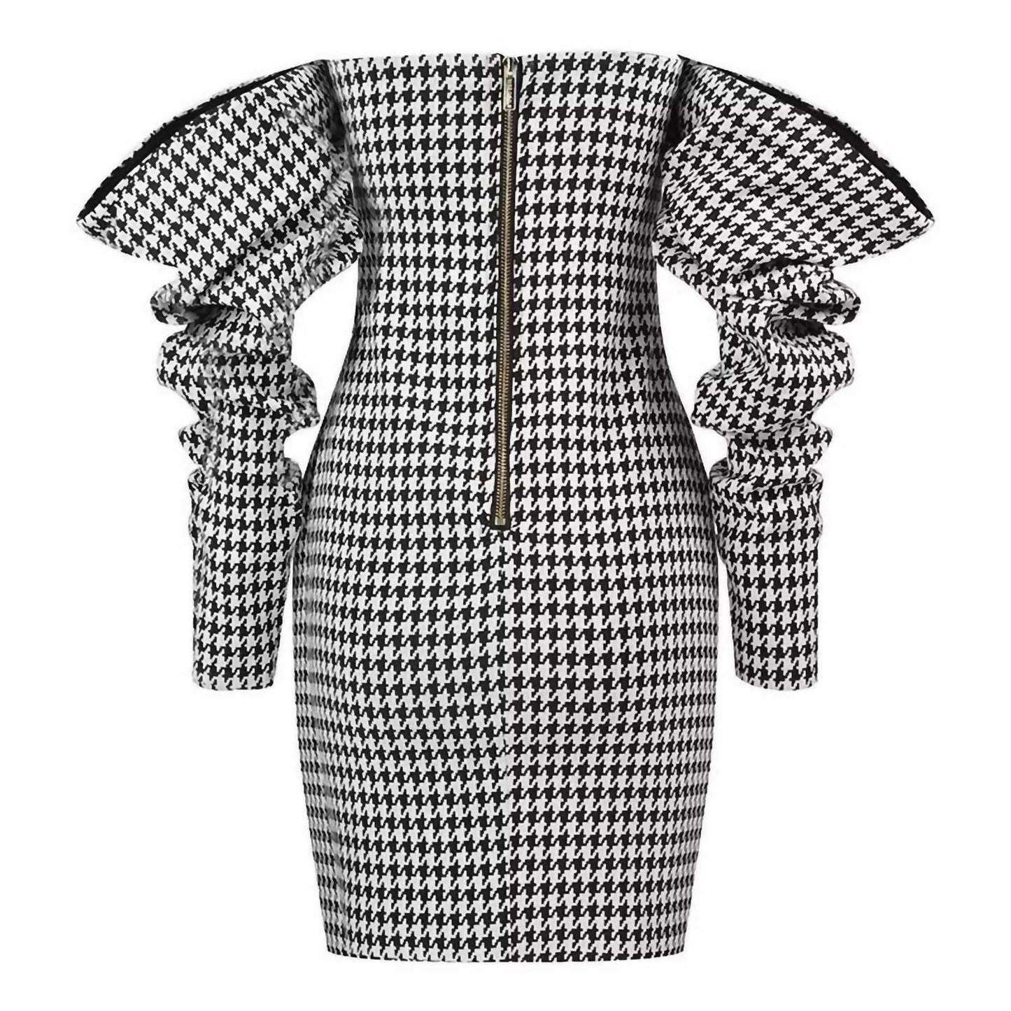 Porshia By Porshia Banks - Privilege Houndstooth Dress