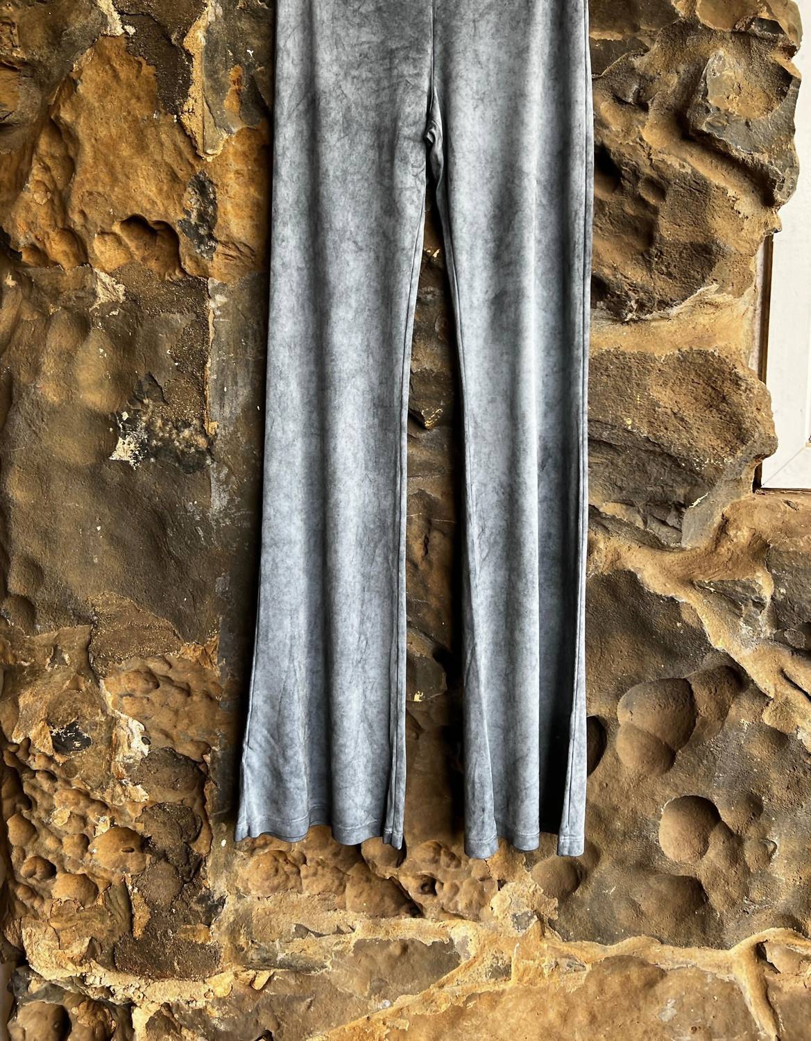 Avant Toi - Women's Palazzo Pants With Dirty Effect