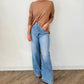 Pistola - Westin Double Button Ultra Wide Leg Jean