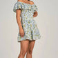 Elan - Off Shoulder Ruffle Dress