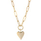 Eklexic - Women's Heart Pendant Necklace