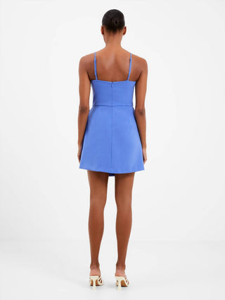 French Connection - V Neck Bow Envelope Mini Dress