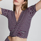 Bailey 44 - Reva Stripe Crop Top