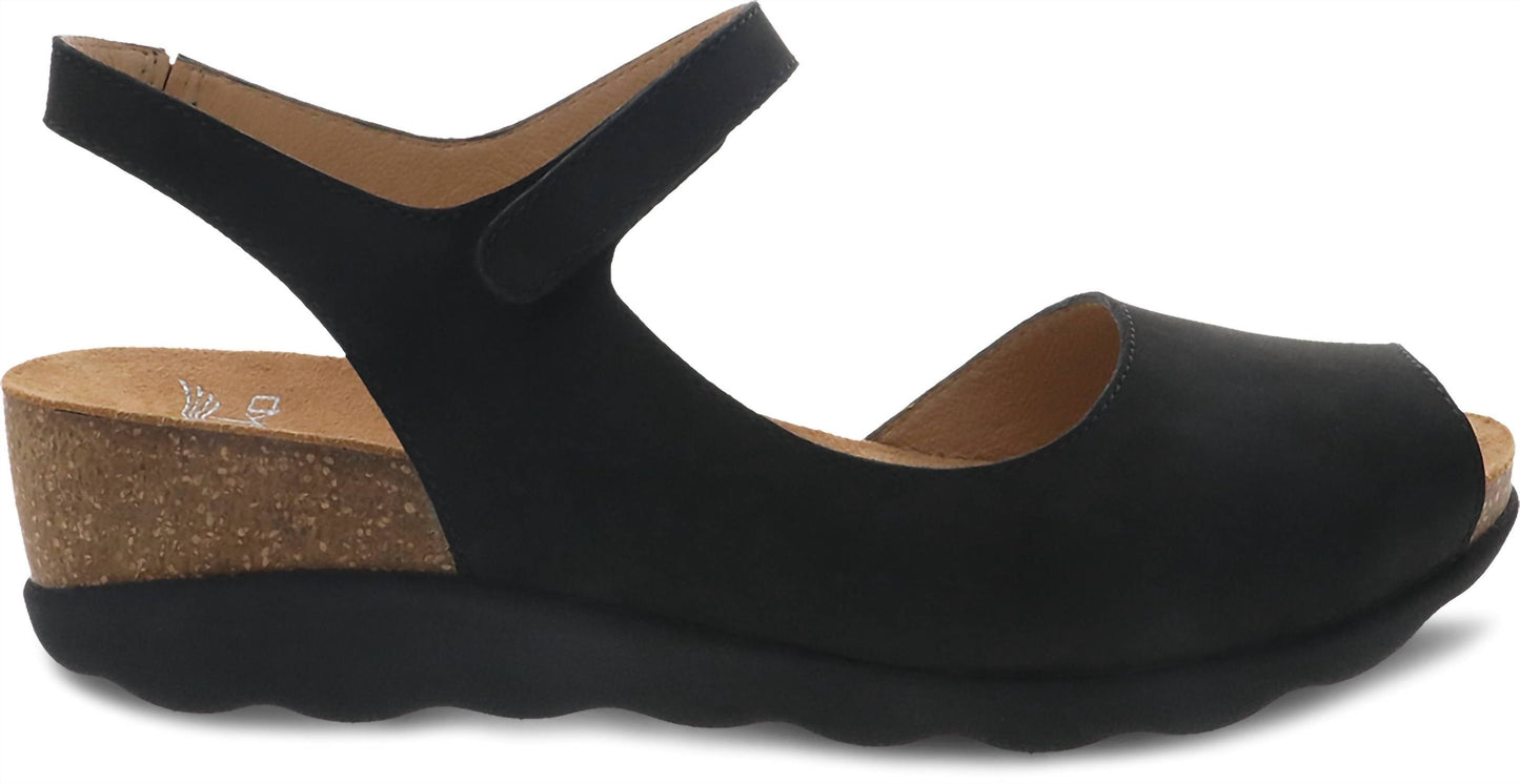 Dansko - Marcy Milled Nubuck Wedge Sandals