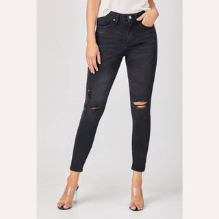 Risen - Relaxed Skinny Distressed Jeans