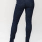 Judy Blue - Tummy Control Raw Hem Skinny Jean