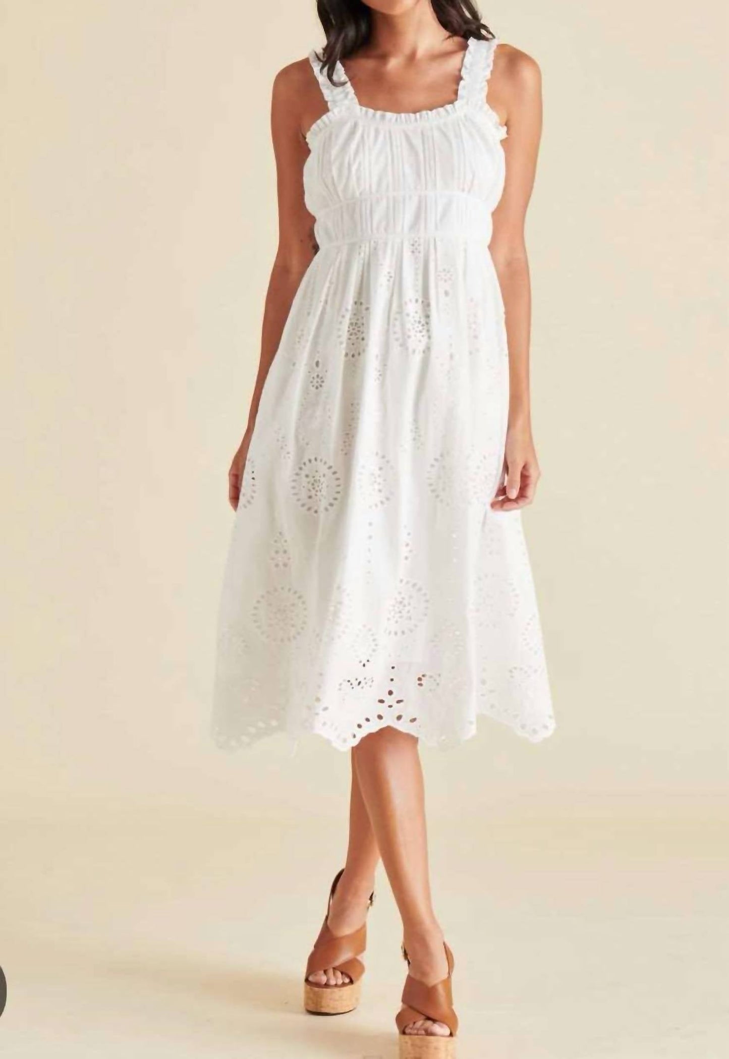 Steve Madden - Eyelet Harmony Midi Dress