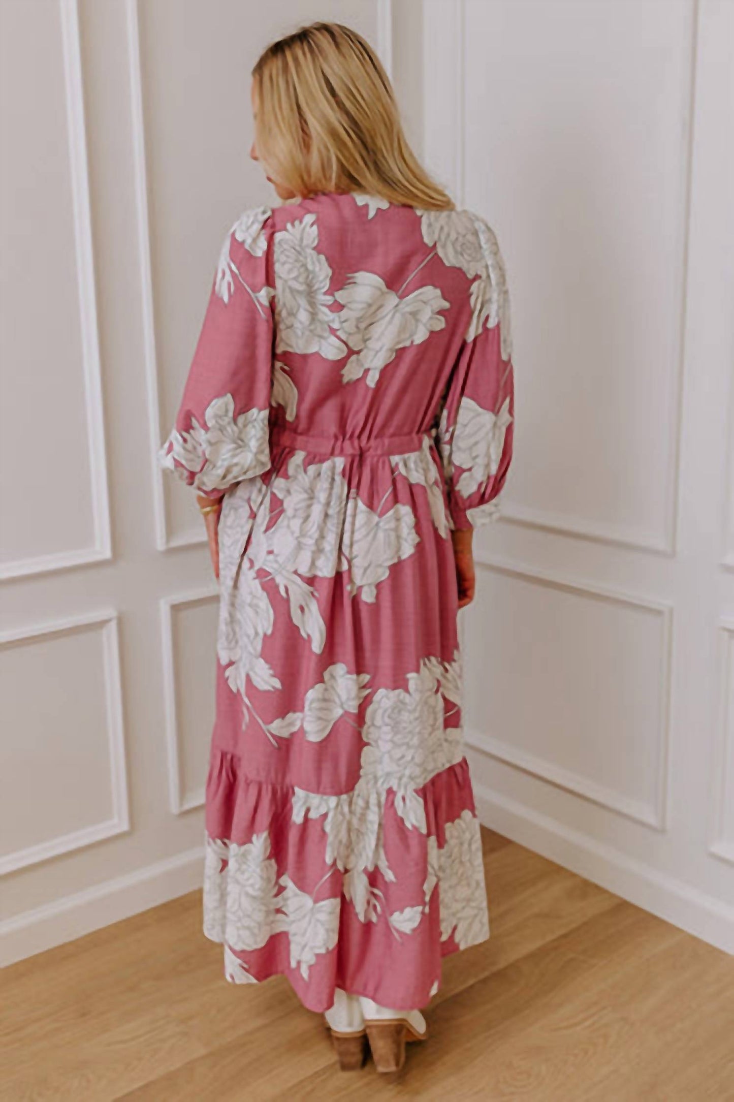 Entro - Floral Midi Dress