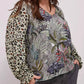 -Bl^Nk- - Sibley Safari Cheetah Print Blouse