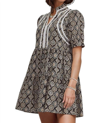 Entro - Katrina High Neck Babydoll Dress