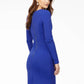 Ashleylauren - Long Sleeve Sheath Cocktail Dress