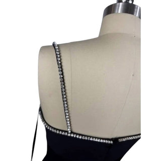 Ieena For Mac Duggal - Women's Midi Rhinestones Cocktail Dress