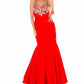 Mac Duggal - Halterneck Beaded Mermaid Gown