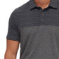 Flags & Anthem - Galena Stripe Blocked Performance Polo Shirt