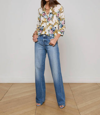 L'Agence - CAMILLE 3/4 SLEEVE BLOUSE