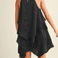 Mustard Seed - Ruffle Layer Halter Neck Dress