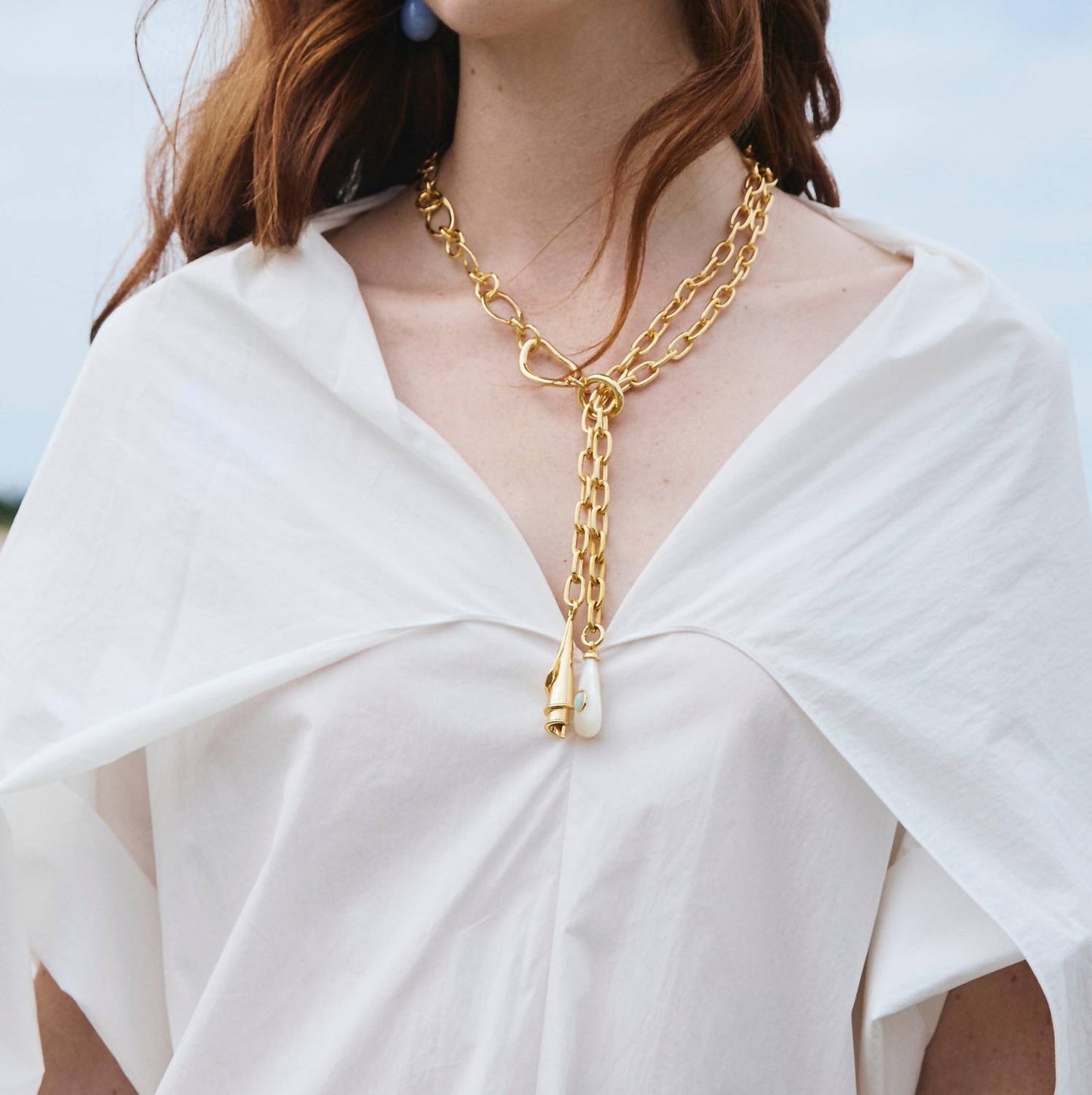 Lizzie Fortunato - Women's Spiral Shell Necklace