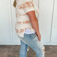 Pol - Sierra Striped Tie Dye Tee - Plus