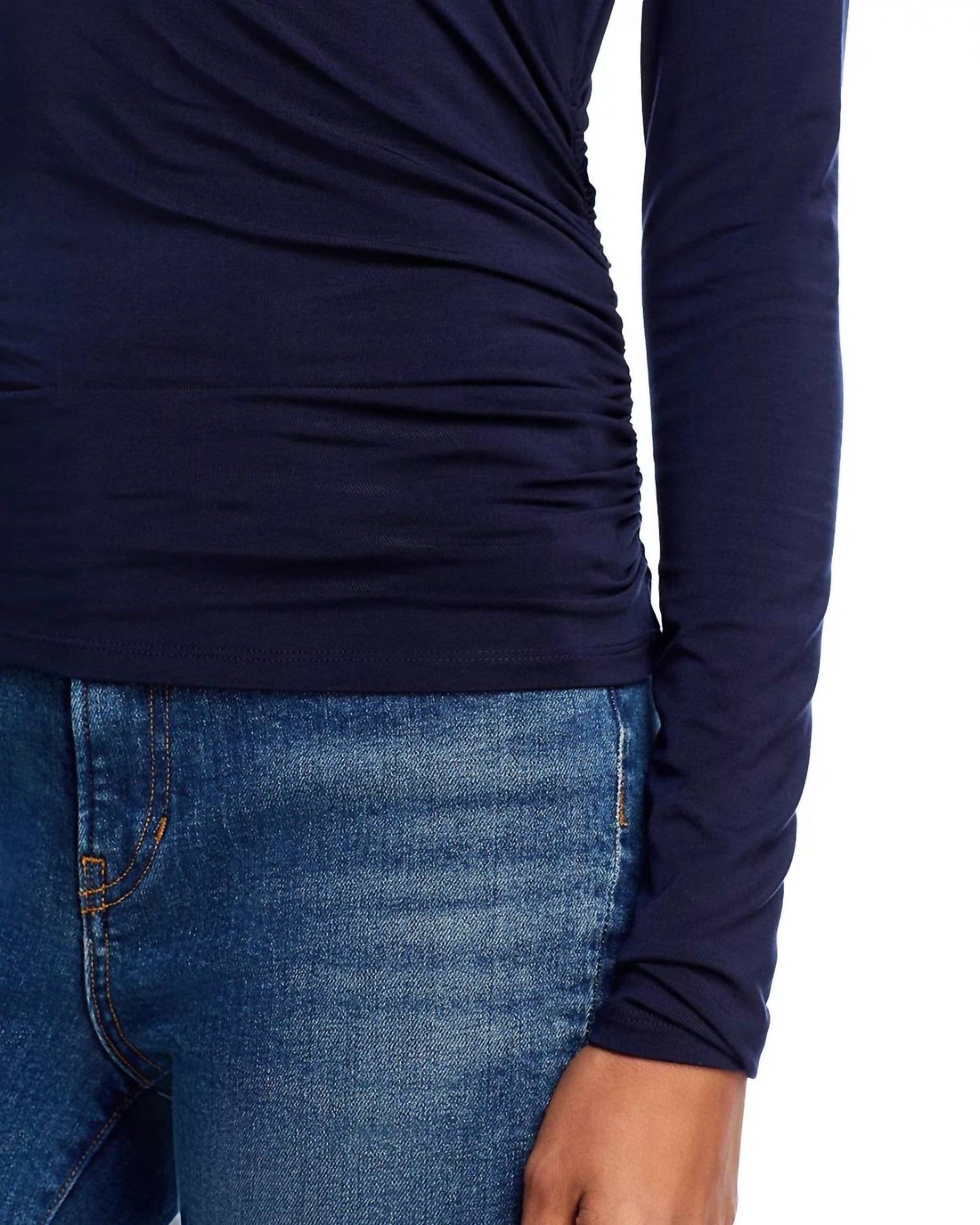 Veronica Beard - Mylie Long Sleeve Turtleneck Top