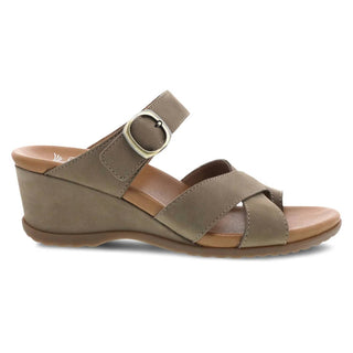 Dansko - Women's Aubree Strappy Toe Loop Slide Wedge Sandal