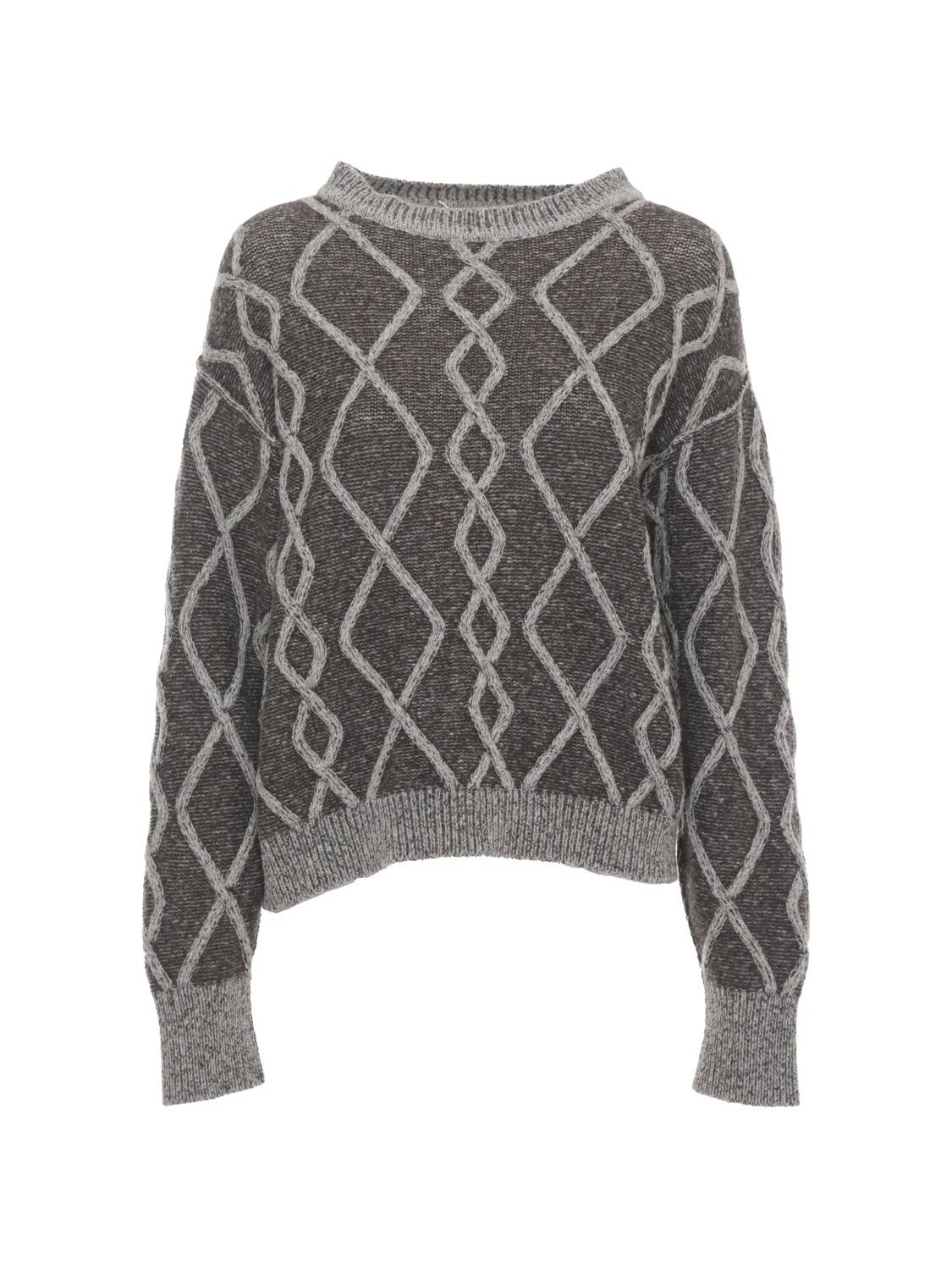 Antonelli Firenze - Celso Argyle Crewneck Sweatshirt