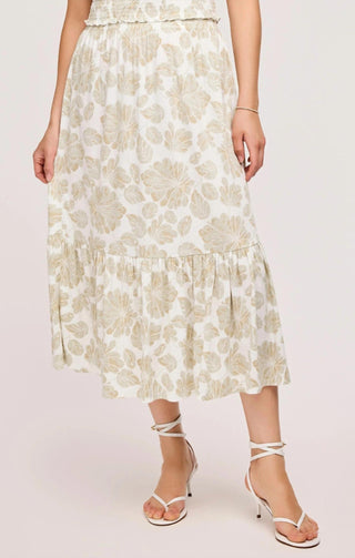 Gentle Fawn - Elaine Bloom Print Midi Skirt