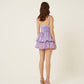 Amylynn - Elleni Double Tie Puff Ball Sequin Mini Dress
