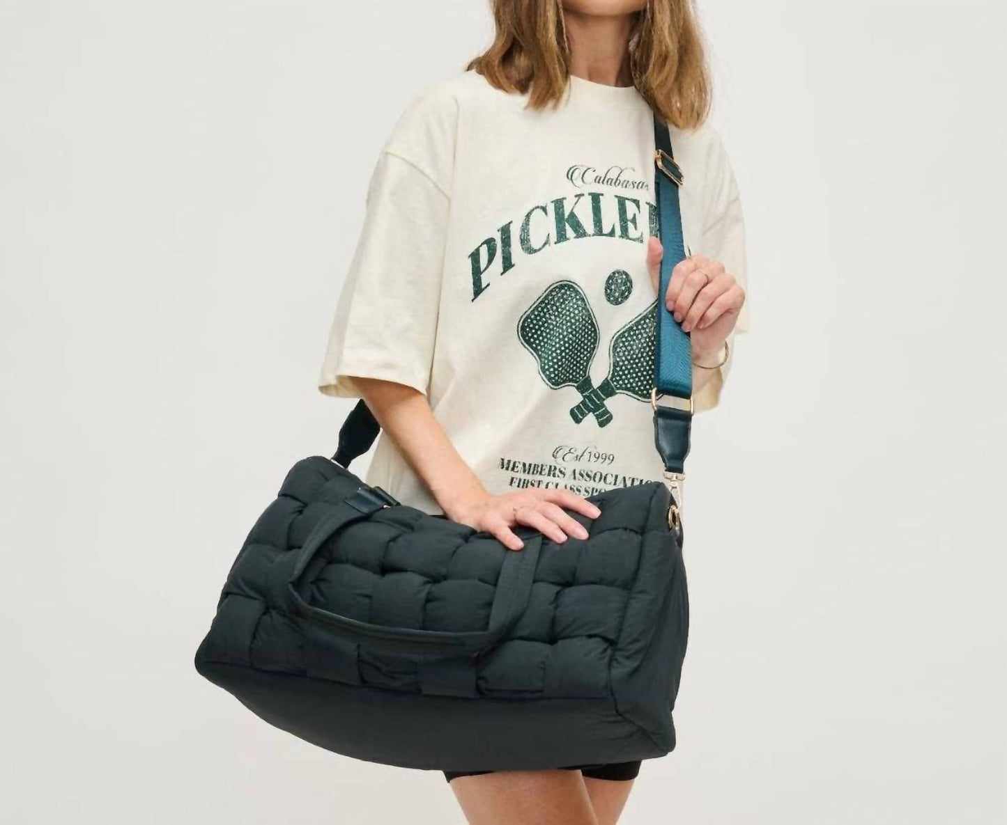 Urban Expressions - Serena Woven Nylon Travel Duffel Weekender Bag