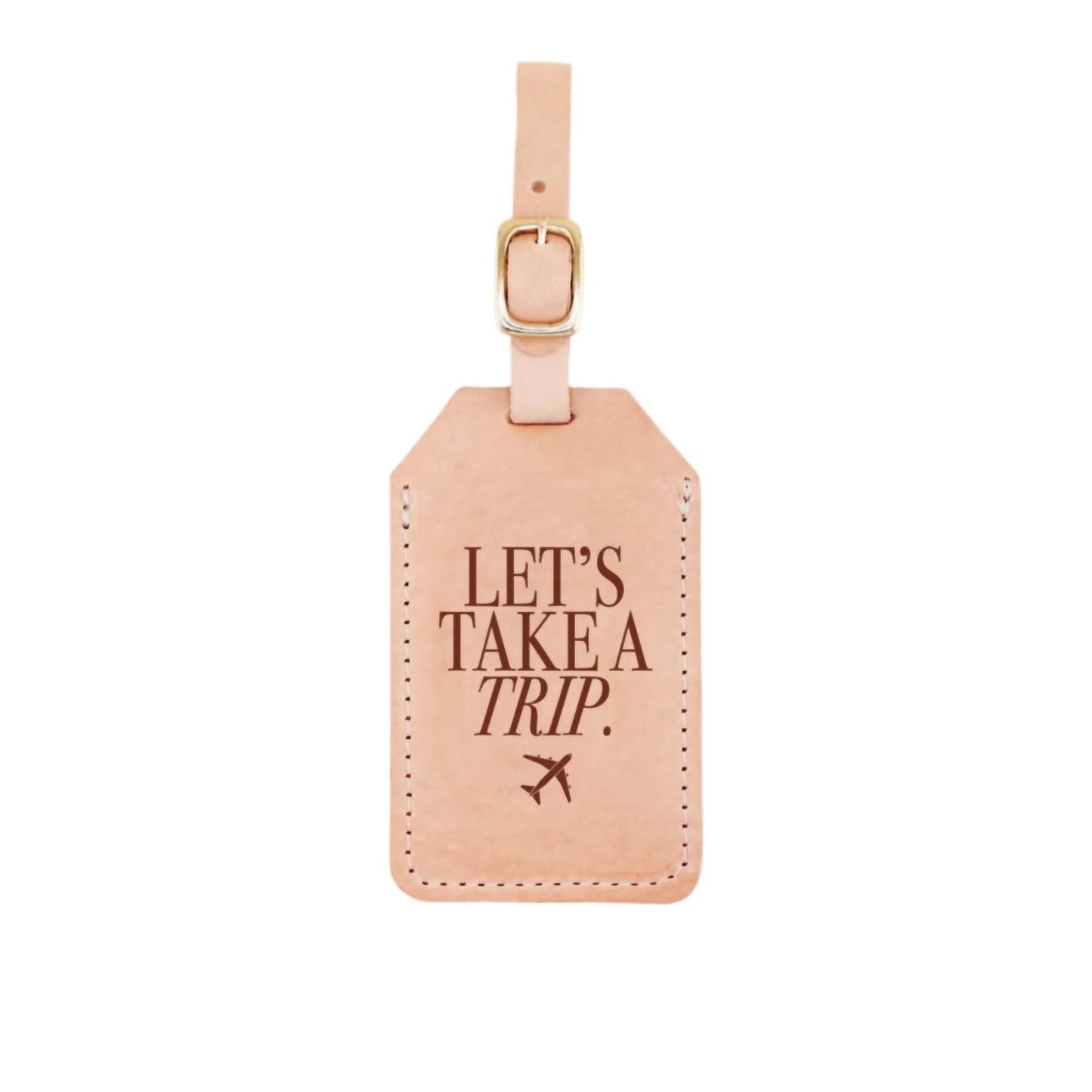 Freshwater Curated Goods - Let's Take A Trip Luggage Tag