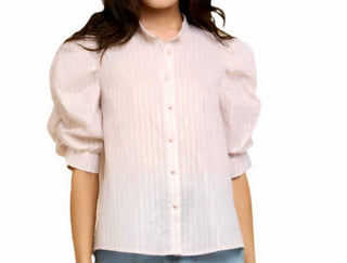 Ciebon - Puff Sleeve Button Down Top