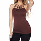 Aaaaa Fashion - Triple Criss-cross Cami Top