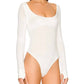 Free People - Settle In Scoop Neck Bodysuit